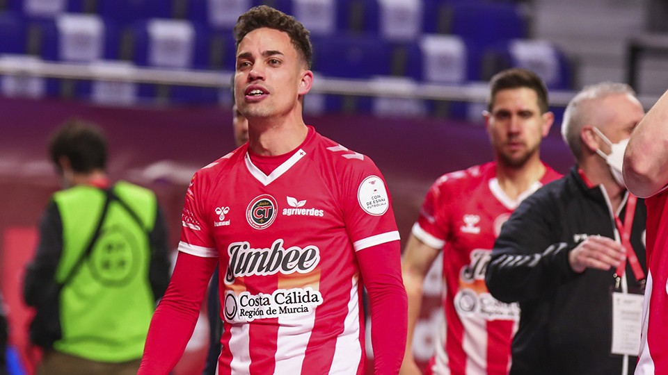 Jesús Izquierdo, jugador del Jimbee Cartagena.