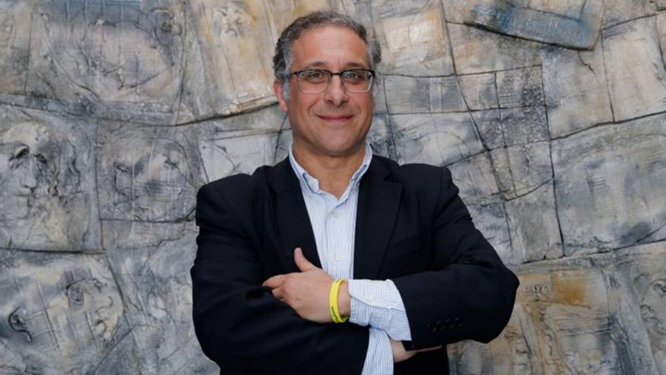 Ramón García Seara, presidente del JERUUBEX Santiago Futsal. (Foto: Fernando Blanco El Correo Gallego).