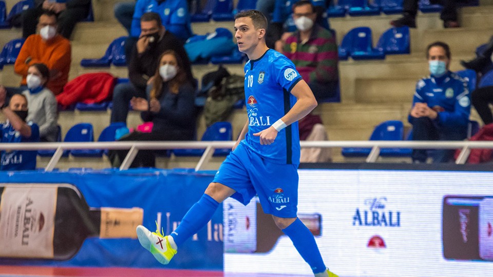 Dani Santos, jugador del Viña Albali Valdepeñas.