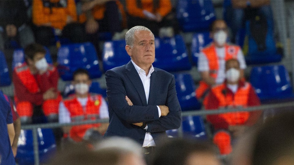 Andreu Plaza, entrenador del Barça.