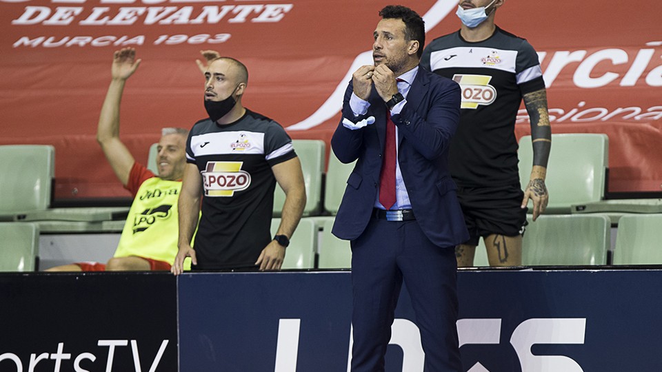 Diego Giustozzi, entrenador de ElPozo Murcia Costa Cálida