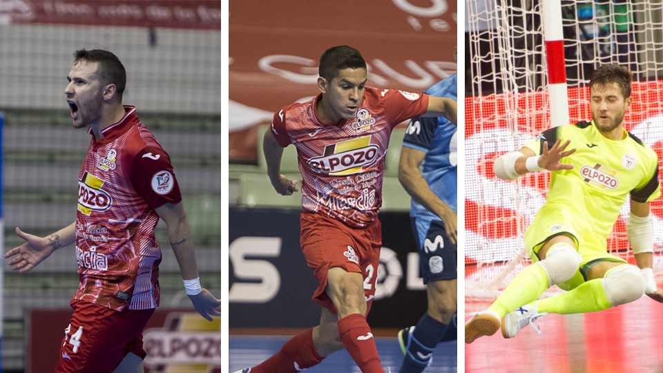 Paradynski, Cholo Salas y Carlos Espindola no continuarán la próxima temporada en ElPozo Murcia Costa Cálida