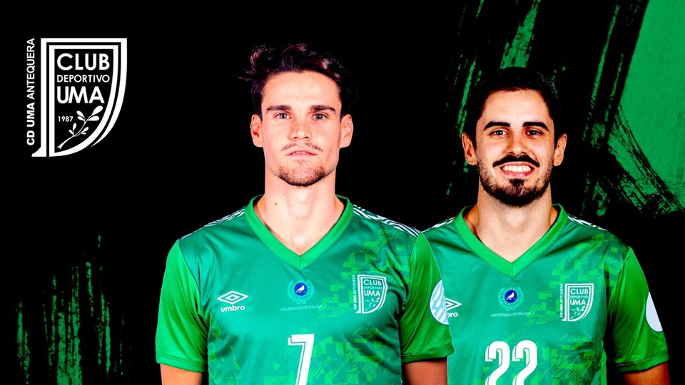 Alvarito y Raúl Canto renuevan por el BeSoccer CD UMA Antequera