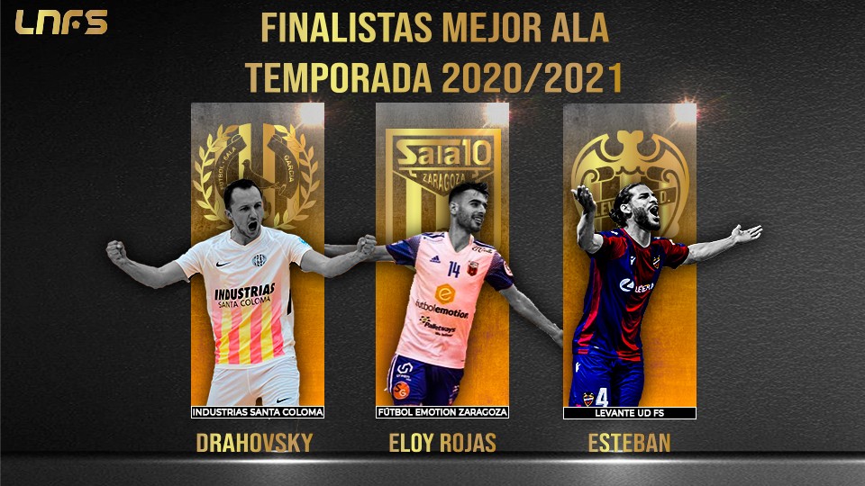 Drahovsky, Esteban y Eloy Rojas: Nominados al ‘Mejor Ala’ de la Temporada 20/21