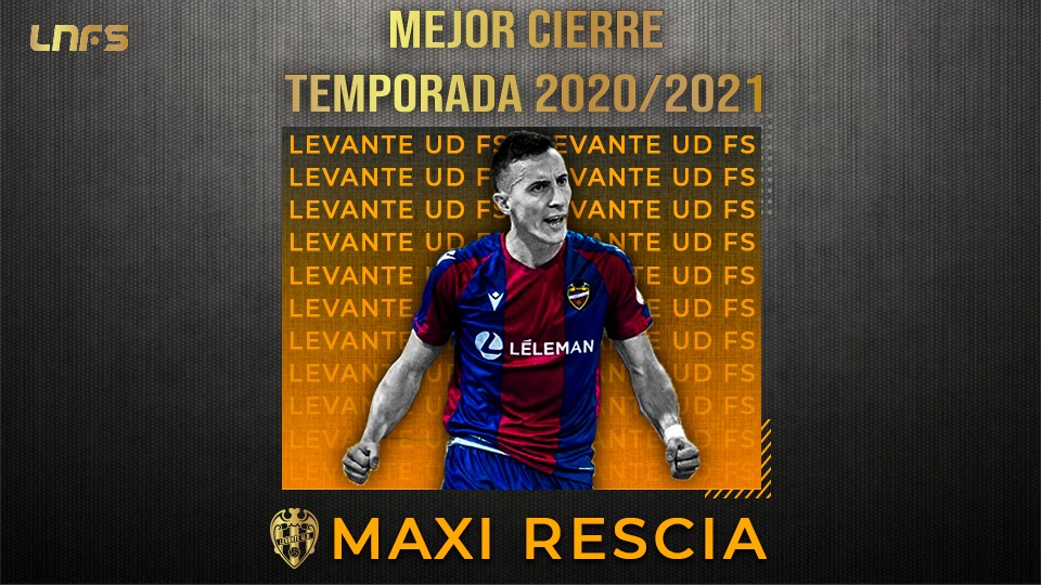 Maxi Rescia, 'Mejor Cierre' de la Temporada 20/21
