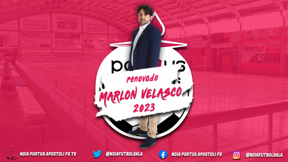 Marlon Velasco y el Noia Portus Apostoli FS renuevan su unión hasta 2023
