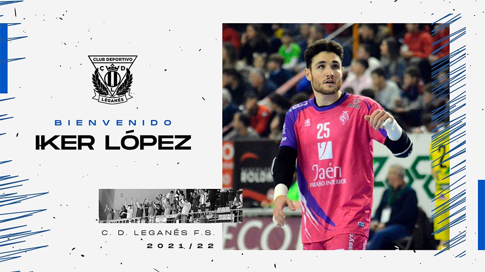 Iker López completa la portería del CD Leganés FS