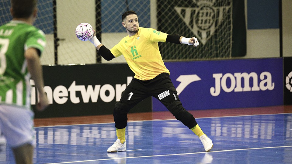 Nico Sarmiento, portero del Real Betis Futsal.