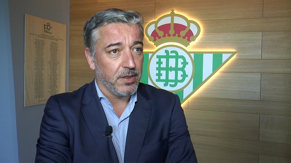 Pablo Vilches, responsable de las secciones deportivas del Real Betis.