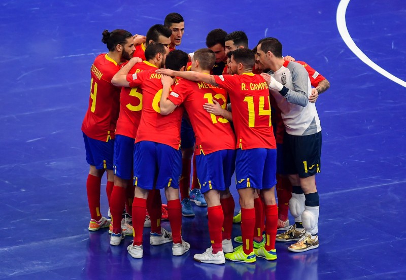 La Selección española se conjura en busca de la victoria. Foto: UEFA
