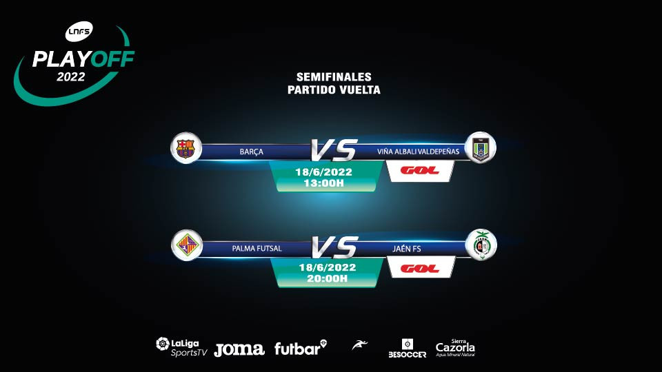 Programación de GOL para la vuelta de Semifinales del Play Off por el título