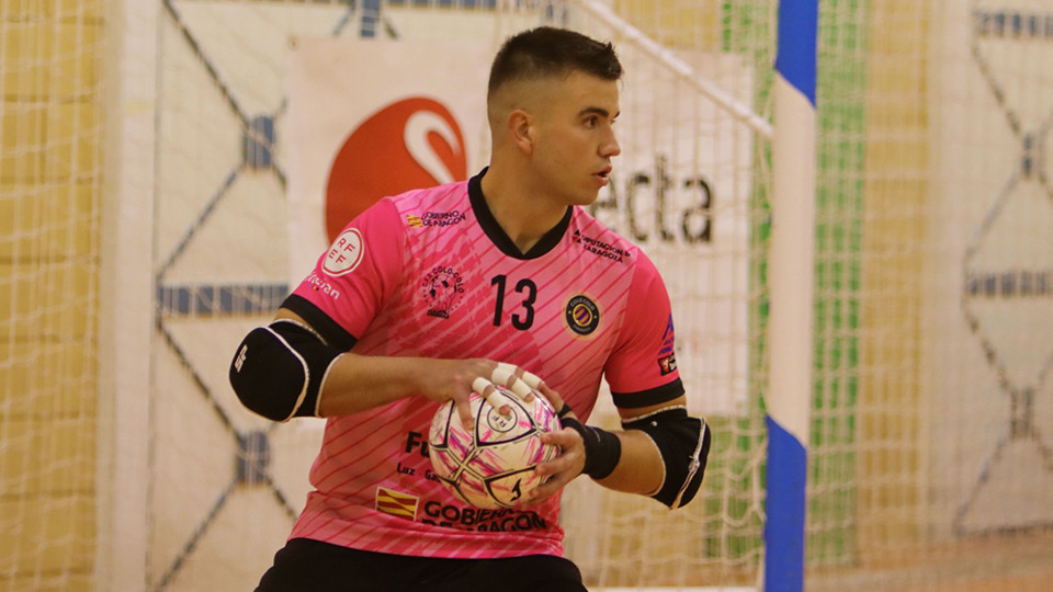 Guille Vela, jugador del Full Energía Zaragoza (Fotografía: Andre Royo López)