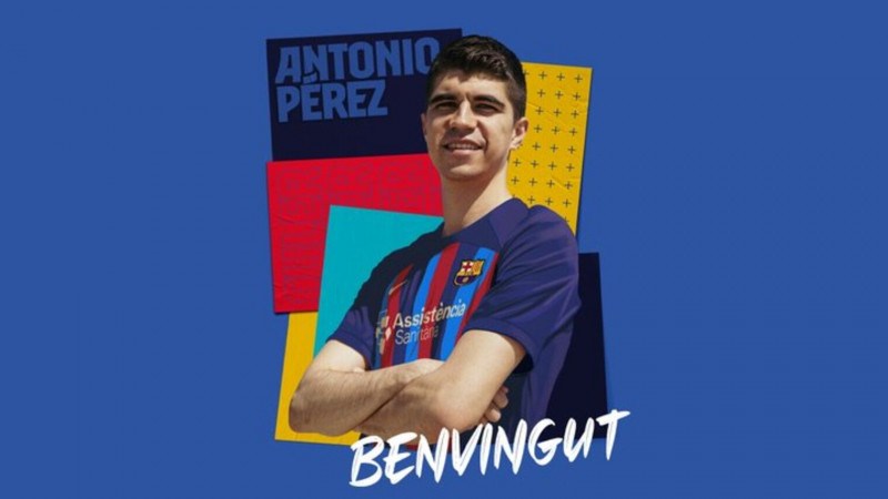 El Barça anuncia el fichaje de Antonio Pérez