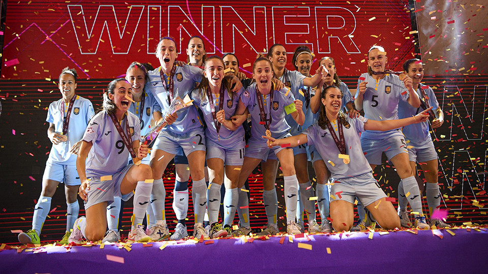 España consigue su segundo Europeo femenino. Foto: UEFA