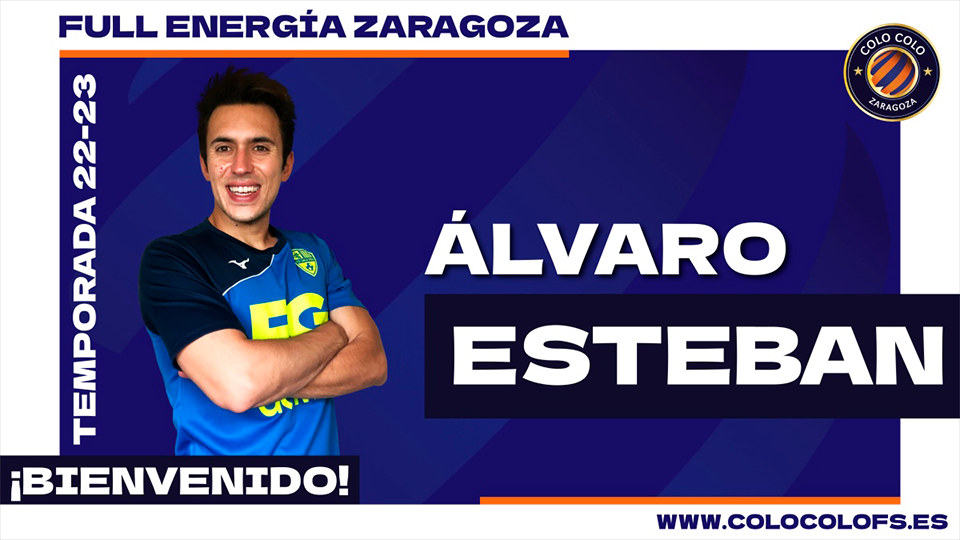 Álvaro Esteban, nuevo jugador del Full Energía Zaragoza