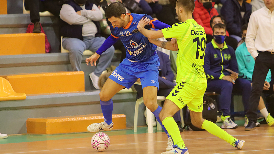 Pablo Trasobares, durante un encuentro con el Full Energía Zaragoza. (Foto: Andrea Royo López)
