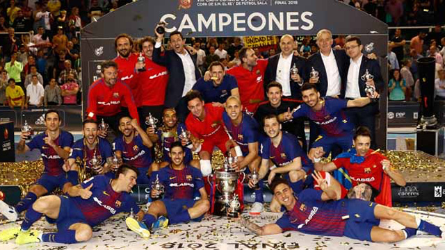 Quinta Copa de S.M. El Rey para el FC Barcelona Lassa