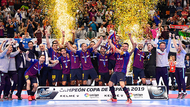En Valencia, la cuarta Copa de España del Barça Lassa
