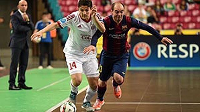 El FC Barcelona y Movistar Inter cayeron en la UEFA Futsal Cup