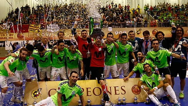 Movistar Inter, campeón de la Copa de S.M. El Rey