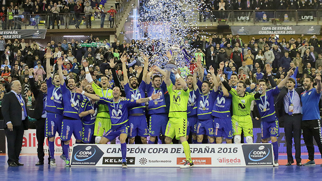 Movistar Inter reconquistó la Copa de España